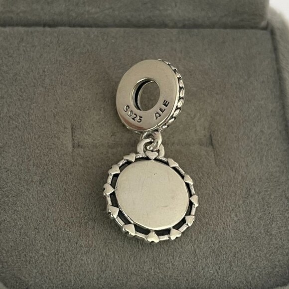 Pandora Evil Eye Silver Dangle Charm - Picture 2 of 4